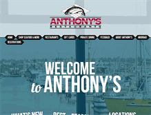 Tablet Screenshot of anthonys.com